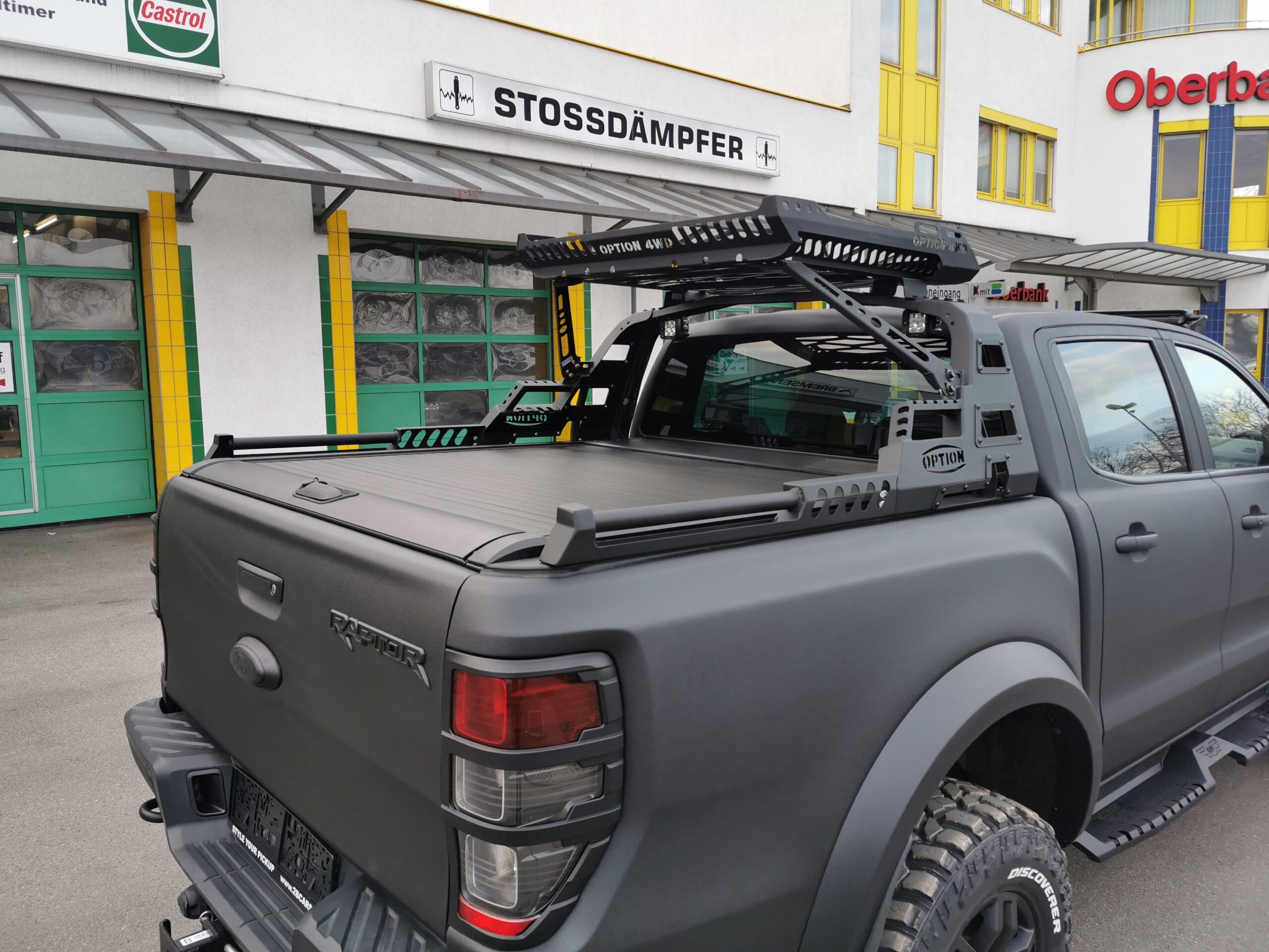 Rollbar u. Roofrack - Option V1 - Ranger / Raptor / Hilux / L200 / Fullback