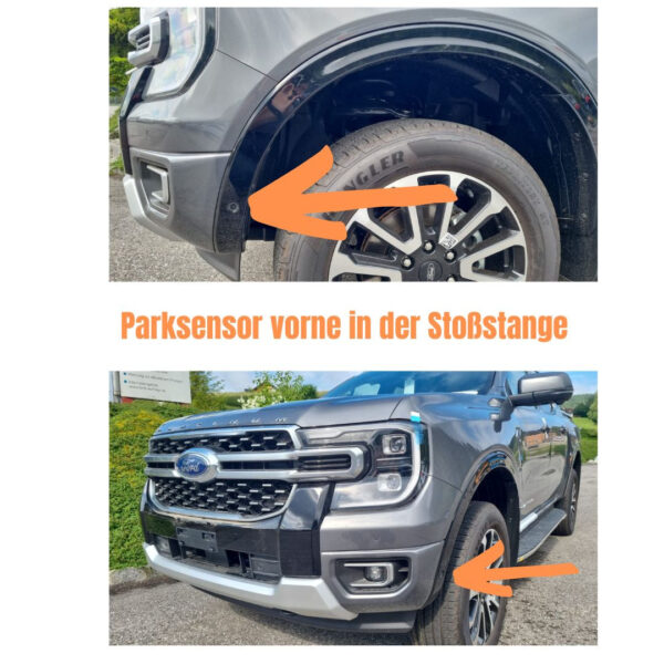 Kotflügelverbreiterungen Shark 6" - Ford Ranger 2023- Limited Wildtrak mit PDC