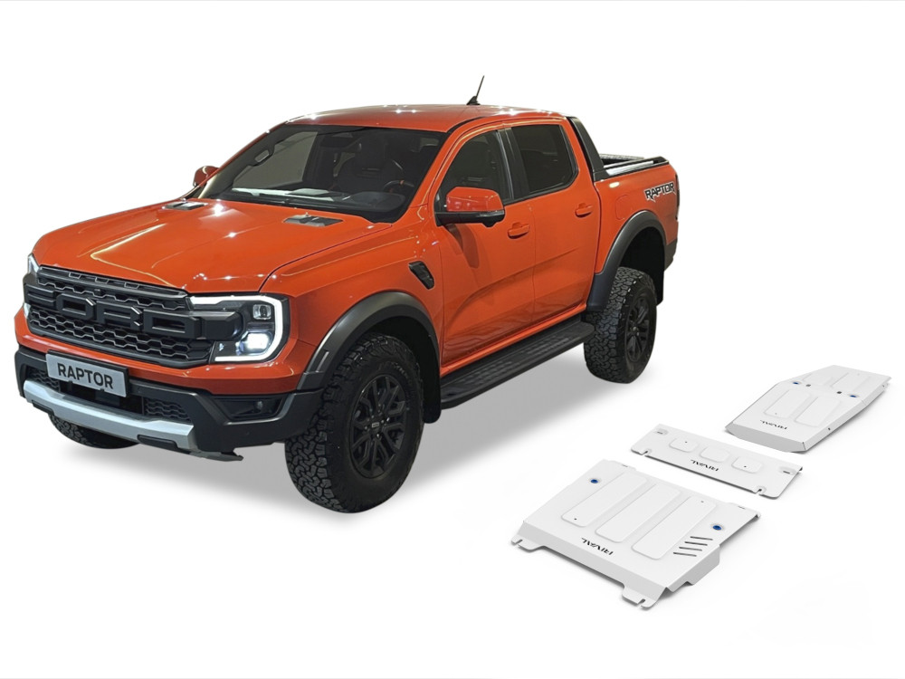 Rival Unterfahrschutz Set, 4mm Alu - Ford Ranger Raptor 2023-