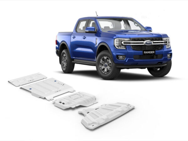 Rival Unterfahrschutz Set, 4mm Alu - Ford Ranger 2023-