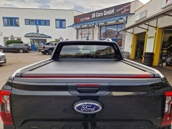 Laderaumrollo Deluxe - Ford Ranger 2023- mit OEM Spoiler Wildtrak Platinum