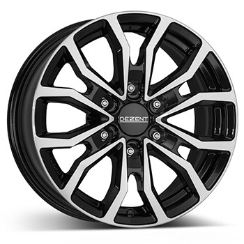 17" Alufelge KC Dark/Polished- Ford Ranger VW Amarok - ABE + TÜV / 1150Kg Traglast