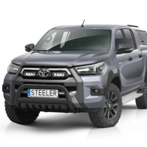 Frontschutzbügel schwarz / EC/EG/TÜV mit Blech - Toyota Hilux Invincible 2021+