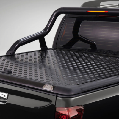 Max Rollbar/Überrollbügel für Maxcover Alu Laderaumabdeckung-schwarz MIT Bremsleuchte-Ford Ranger 2015+/Ford Raptor 2019-2022/VW Amarok 2023+