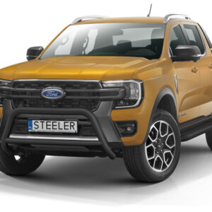 Frontschutzbügel schwarz / EC/EG/TÜV mit Querstrebe - Ford Ranger 2023+