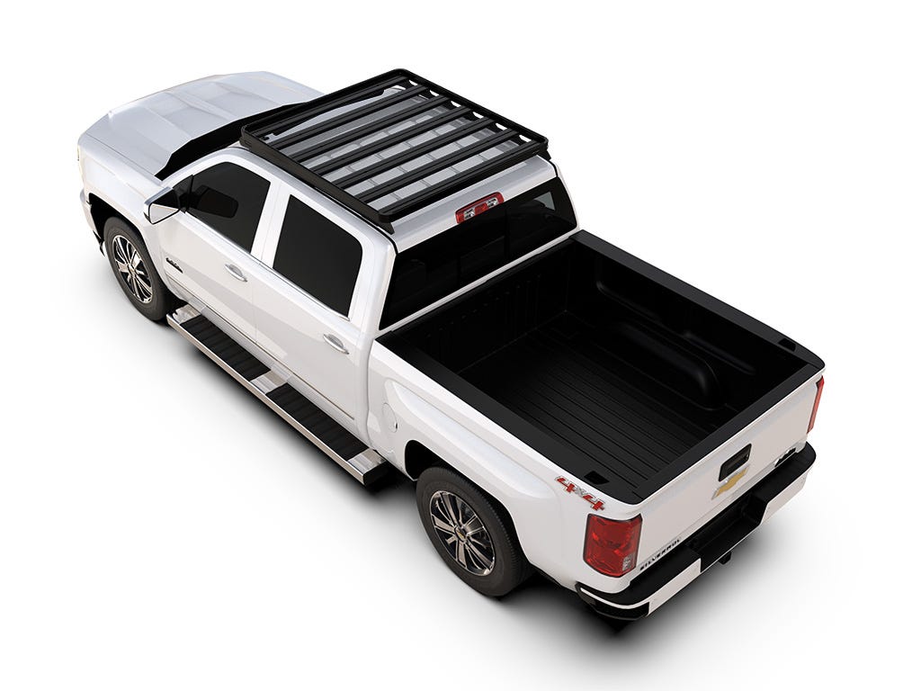 Chevrolet Silverado / GMC Sierra 1500/2500/3500 Crew Cab (2014 – 2018) Slimline II Dachträger Kit / Flaches Profil – von Front Runner