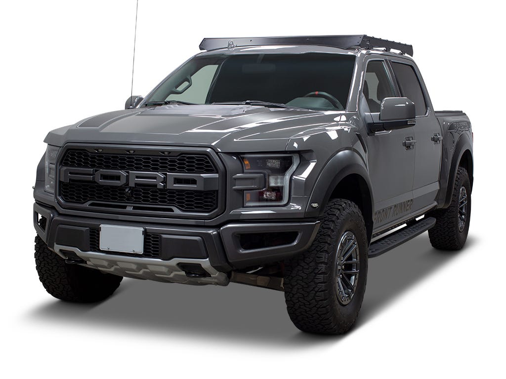 Ford F150 Crew Cab mit Schiebedach (2015 – 2020) Slimsport Dachträger Windschutzverkleidung – von Front Runner