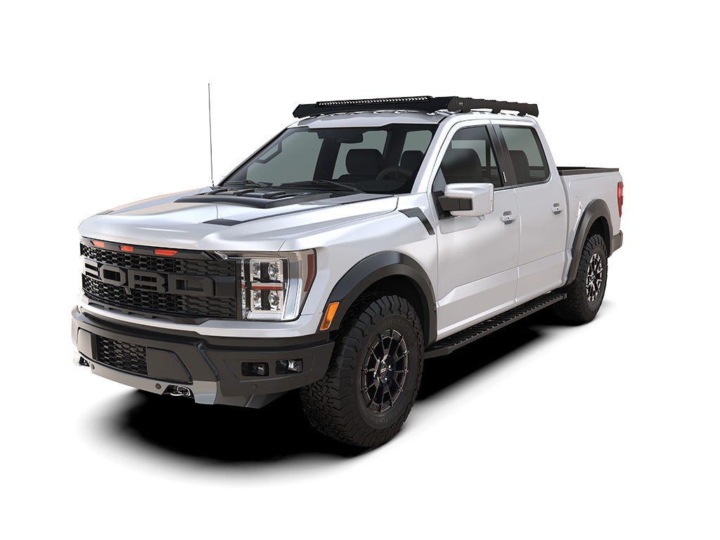 Ford F150 Crew Cab (2021 – Heute) Slimsport Dachträger 40in Zusatzscheinwerfer Windschutzverkleidung