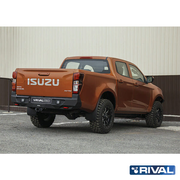 Rival Stoßstange hinten / Windenstoßstange Aluminium - für Isuzu D-Max 2021- 2024 – Bild 3
