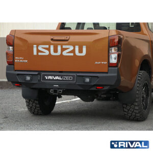 Rival Stoßstange hinten / Windenstoßstange Aluminium - für Isuzu D-Max 2021- 2024