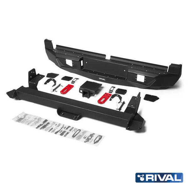 Rival Stoßstange hinten / Windenstoßstange Aluminium - für Isuzu D-Max 2021- 2024 – Bild 2