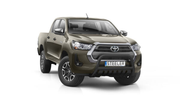 Frontschutzbügel schwarz / EC/EG/TÜV mit Blech - Toyota Hilux 2021+