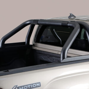 Misutonida Edelstahl schwarz matt Rollbar ROLSK521PL für VW Amarok ab 2023 – Hochwertiger Überrollbügel für sportliches Design und Schutz