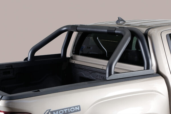 Misutonida Edelstahl schwarz matt Rollbar ROLSK521PL für VW Amarok ab 2023 – Hochwertiger Überrollbügel für sportliches Design und Schutz