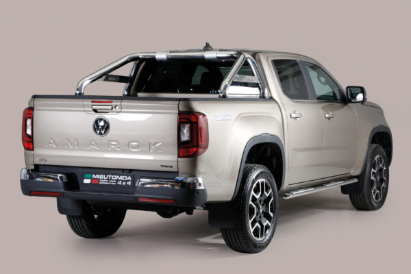 Misutonida Edelstahl schwarz matt Rollbar RLDK521PL für VW Amarok ab 2023 – Hochwertiger Überrollbügel für sportliches Design und Schutz – Bild 2