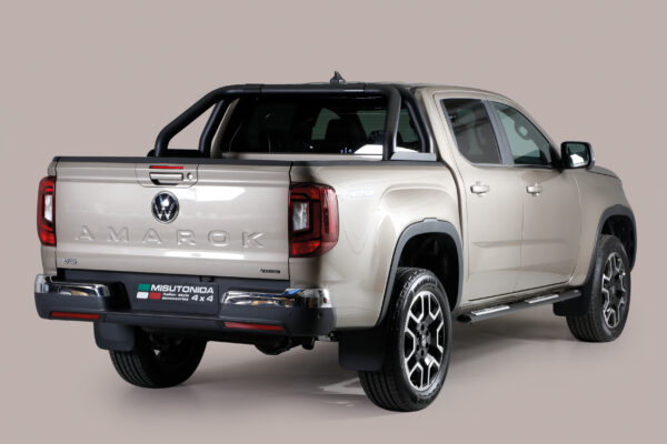 Misutonida Edelstahl schwarz matt Rollbar ROLSK521PL für VW Amarok ab 2023 – Hochwertiger Überrollbügel für sportliches Design und Schutz – Bild 2