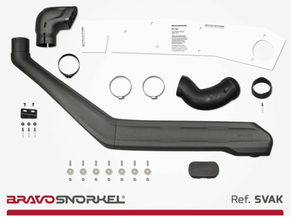 Bravo Snorkel Ansaugschnorchel für Volkswagen VM Amarok mit LED-Scheinwerfer 2023- – Bild 2