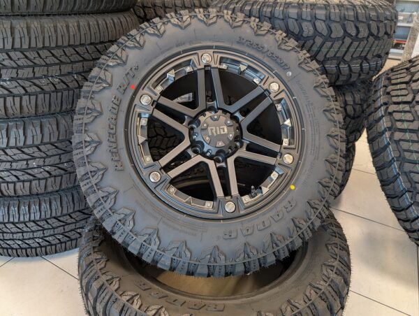 17" Aluräder SET – RID R01 mit 265/65R17 Radar R/T – Ford Ranger – VW Amarok – Bild 2