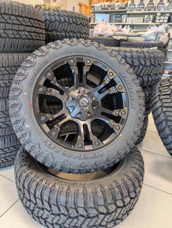 20" Aluräder SET – Fuel Vapor mit 275/55R20 Radar R/T – Ford Ranger – VW Amarok – Bild 4
