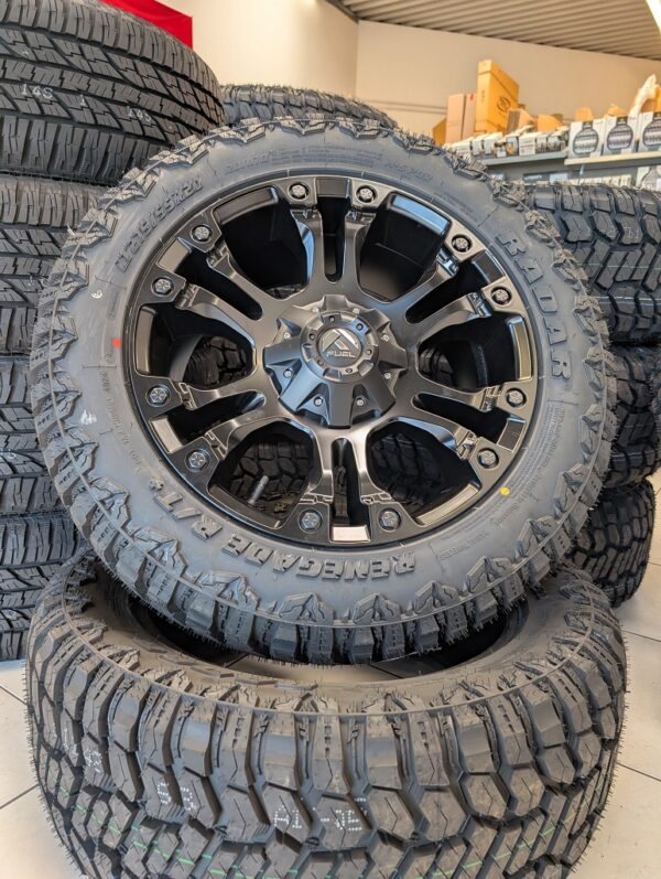20" Aluräder SET – Fuel Vapor mit 275/55R20 Radar R/T – Ford Ranger – VW Amarok – Bild 5