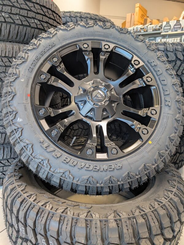 20" Aluräder SET – Fuel Vapor mit 275/55R20 Radar R/T – Ford Ranger – VW Amarok – Bild 6