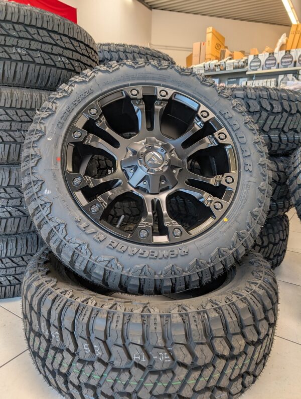 20" Aluräder SET – Fuel Vapor mit 275/55R20 Radar R/T – Ford Ranger – VW Amarok
