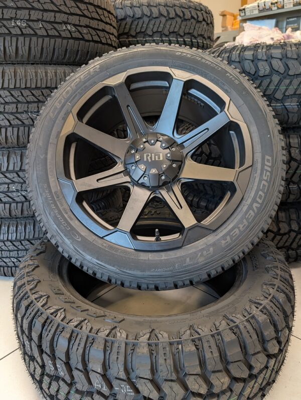 20" Aluräder SET – RID R05 mit 275/45R20 Cooper Discoverer A/T 3 – Ford Ranger – VW Amarok
