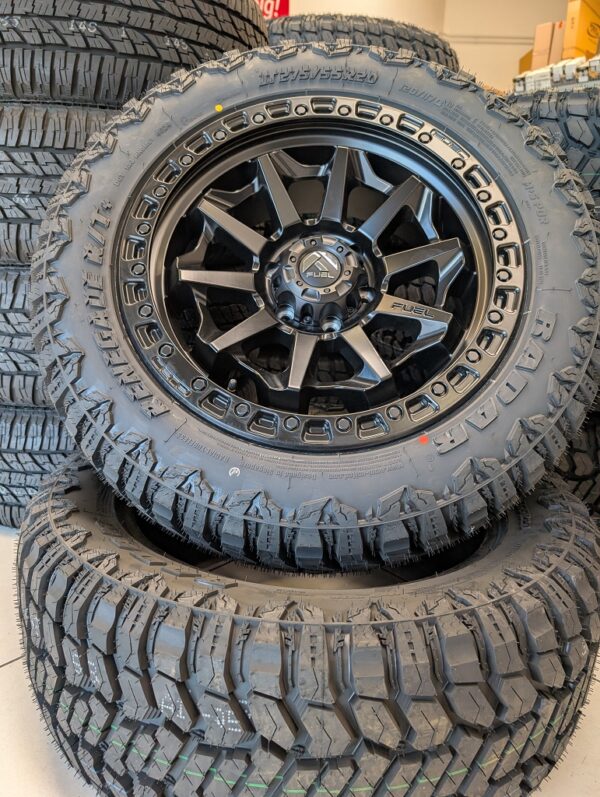 20" Aluräder SET – Fuel Covert mit 275/55R20 Radar R/T – Ford Ranger – VW Amarok – Bild 6