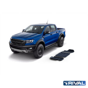 Unterfahrschutz/Skidplate aus Stahl 3mm-SET 3 Stück für Ford Ranger Raptor 2019-2022
