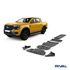 Unterfahrschutz/Skidplate 3mm Stahl-SET 6 Stück für Ford Ranger Raptor 2022-/VW Amarok 2023- Diesel