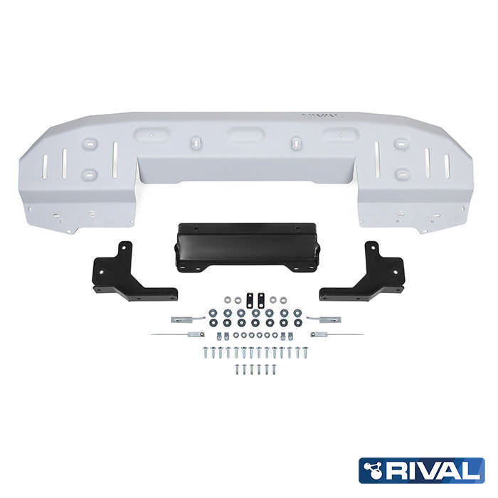 Rival Unterfahrschutz Front bumper protection Aluminum 6 mm Toyota Land Cruiser 300 2021-