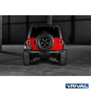 Rival Stoßstangen Rear Bumper Aluminum Jeep Wrangler 2018-