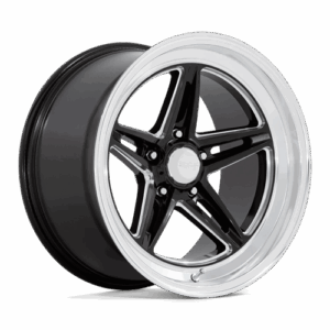 18" American Racing Vintage GROOVE Alufelge 10,0x18 Lochkreis 5x114,3 ET0 schwarz glänzend