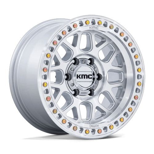 17" KMC GRS Alufelge 8,5x17 Lochkreis 6x139,7 ET0 silber