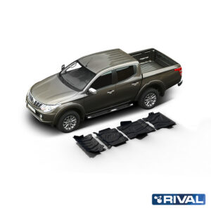 Rival Unterfahrschutz Full kit w/o tank (4 pcs) Steel 3 mm Fullback; L200; Triton u.a.