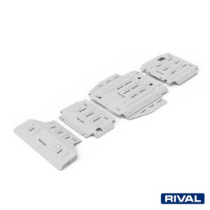 Rival Unterfahrschutz Full kit 4 pcs (for gasoline) with radiator 1503 Aluminum 6 mm Dodge RAM 1500 2018-