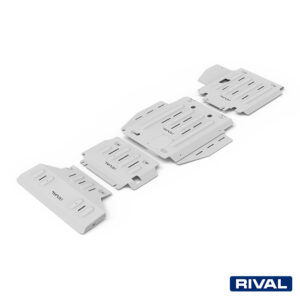 Rival Unterfahrschutz Full kit 4 pcs (for diesel) with radiator 1503 Aluminum 6 mm Dodge RAM 1500 2018-