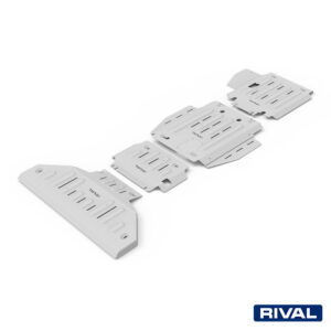 Rival Unterfahrschutz Full kit 4 pcs (for diesel) with radiator 1502 Aluminum 6 mm Dodge RAM 1500 2018-