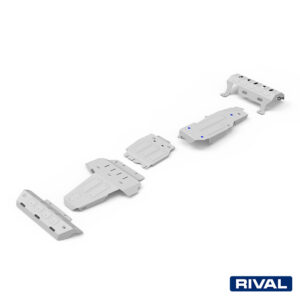 Rival Unterfahrschutz full kit (5 pcs) Aluminum 6 mm Jeep Wrangler 2007-2018