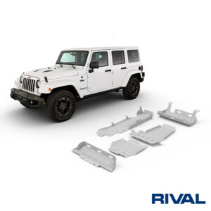 Rival Unterfahrschutz full kit (5 pcs) Aluminum 6 mm Jeep Wrangler 2007-2018
