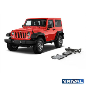 Rival Unterfahrschutz full kit (3 pcs) Aluminum 6 mm Jeep Wrangler 2018-2021