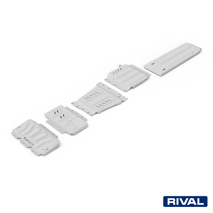 Rival Unterfahrschutz full kit w/ tank (5 pcs) Aluminum 6 mm Nissan Navara