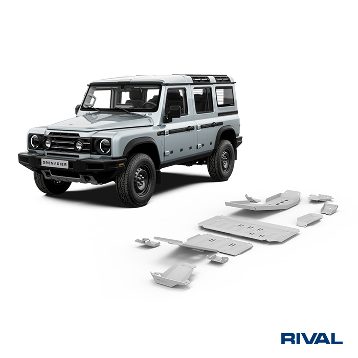 Rival Unterfahrschutz full kit (5 pcs) Aluminum 6 mm Ineos Grenadier 2023-