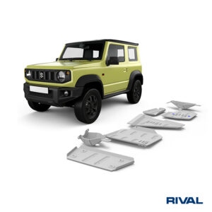 Rival Unterfahrschutz full kit (6 pcs) Aluminum 6 mm Suzuki Jimny 2018-