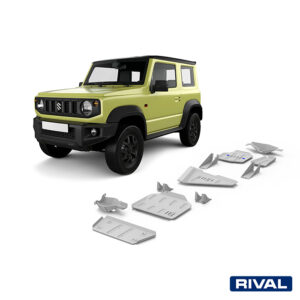 Rival Unterfahrschutz full kit (7 pcs) Aluminum 6 mm Suzuki Jimny 2018-
