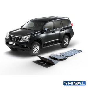 Rival Unterfahrschutz full kit (3 pcs) Aluminum 4 mm Toyota Land Cruiser Prado 150 2009-2024