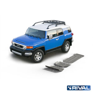 Rival Unterfahrschutz full kit (3 pcs) Aluminum 6 mm FJ Cruiser; Land Cruiser Prado 120