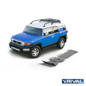 Rival Unterfahrschutz full kit (3 pcs) Aluminum 4 mm FJ Cruiser; Land Cruiser Prado 120
