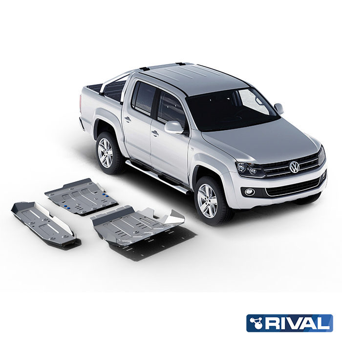 Rival Unterfahrschutz full kit w/ tank (3 pcs) Aluminum 6 mm Volkswagen Amarok 2010-2016