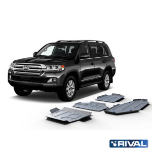 Rival Unterfahrschutz full kit (5 pcs) Aluminum 6 mm Toyota Land Cruiser 200 2007-2021
